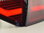 Paire de feux arrière Audi A5 8T/B8 2007 a 2011 Rouge Fume Led