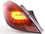 Paire feux arrière Opel Corsa D 3 portes 2006 a 2010 Rouge Led