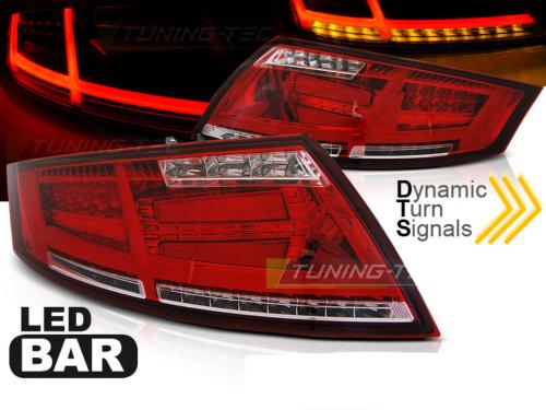Paire de feux arriere Audi TT 06-14 FULL LED rouge blanc