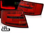 Paire de feux Audi A6 C6 berline 04-08 LED BAR Rouge Fume