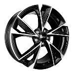 Jante Mam RS6 17x7.5 ET35 5/120 Black Front Polish