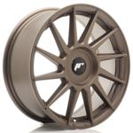 Jante JR Wheels JR22 17x7 ET20-40 - Trous sur mesure - Matt Bronze