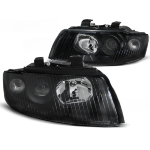 Paire de feux phares Audi A4 B6 de 2000 a 2004 Design noir