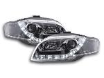 Paire de feux phares Daylight Led Audi A4 8E 2004-2008 Chrome