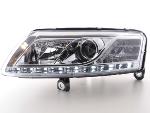 Paire de feux phares Audi A6 4F 2004-2008 Daylight Led Chrome