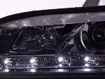 Paire de feux phares Daylight Led Opel Vectra B de 96-99 Chrome