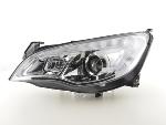 Paire de feux phares Daylight Led DRL Opel Astra J 5 Portes 09-12 chrome