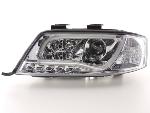 Paire de feux phares Daylight Led Audi A6 4B/C5 97-01 chrome