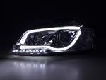 Paire de feux phares Daylight Led DRL Audi A3 8P/8PA 08-12 chrome