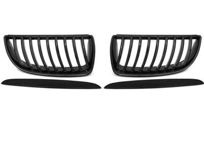 Paire grilles calandre BMW serie 3 E90/E91 05-08 noir brillant