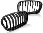 Grille calandre BMW serie 1 F20 F21 LCI 2015-2018 noir brillant