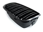 Paire grilles calandre BMW X5 E70 08-13 Look Sport Noir glossy