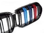 Grille de calandre avant BMW Serie 2 F44 Gran coupe de 2019 a 2024 Noir brillant + tricolore