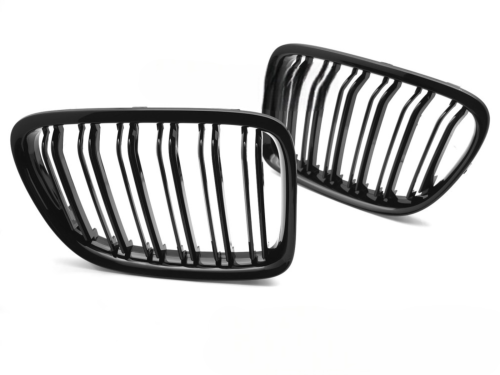 Grille de calandre avant BMW X1 E84 de 2009 a 2014 noir brillant