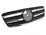 Grille calandre Mercedes CLK W208 de 1997 a 2003 Noir Chrome