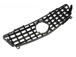 Grille calandre Mercedes Classe A W176 de 2015 a 2018 Chrome Noir Brillant