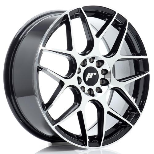 Jante JR Wheels JR18 18x7,5 ET40 - 5x112 / 5x114.3 - Black Machined Face