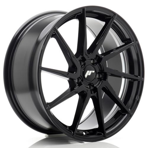 Jante JR Wheels JR36 19x8,5 ET45 - 5x112 - Noir brillant