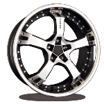 Jante Keskin KT10 18x9.5 ET25 5/100 MATT BLACK FRONT POLISH
