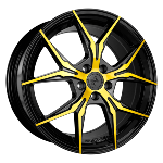 Jante Keskin KT19N 19x8.5 ET45 5/108 BLACK FRONT GOLD