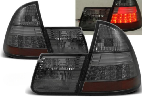 Paire de feux arriere BMW serie 3 E46 break de 1999 a 2005 LED fume
