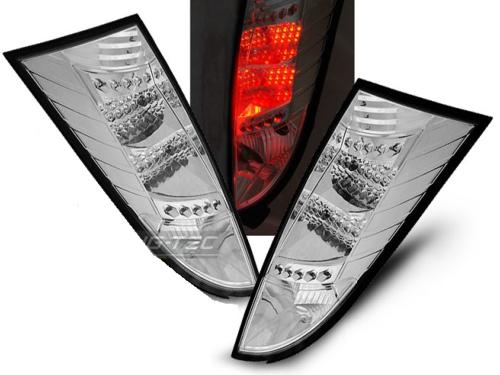 Paire de feux arriere Ford Focus 1 98-04 LED chrome