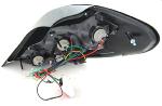 Paire de feux arriere Peugeot 207 de 2006 a 2009 LED BAR fume