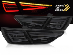 Paire de feux arriere Seat Leon 5F 12-20 FULL LED BAR DYN Noir Fume