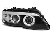 Paire de feux phares BMW X5 E53 03-06 angel eyes CCFL Xenon noir