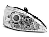 Paire de feux phares Ford Focus 98-01 angel eyes chrome