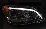 Paire de Phares Mercedes ML W164 de 2009 a 2011 LED LTI chrome Dynamique