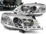 Paire de feux phares Opel Astra G 97-04 Daylight led chrome