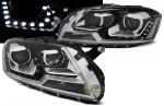 Paire de feux phares VW Passat B7 10-14 Daylight led noir