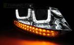 Paire de feux phares VW Polo 6R 09-14 led U-Type chrome