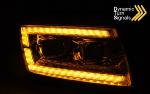 Paire de feux phares Daylight led DRL LTI VW Crafter de 2017 a 2021 chrome