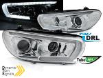 Paire de feux phares Daylight DRL LTI Led VW Scirocco de 14-17 chrome