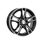 Jante 6,5x15 LEAGUE LG279 pour ALFA ROMEO 145 09/94-01/00 Gloss Black / Polished