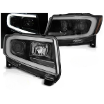 Paire de feux phares Jeep Grand Cherokee 11-13 LED LTI Noir