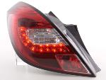 Paire feux arrire Opel Corsa D 3 portes 2006 a 2010 Rouge Led