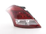 Paire feux arrière Suzuki Swift Sport 2011 a 2013 Rouge Chrome Led