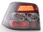 Paire de feux arrire VW Volkswagen Golf 4 1998 a 2002 Noir Led