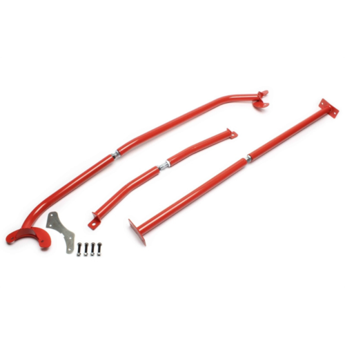 Kit barre anti-rapprochement Audi A3 8L de 1996 a 2003 - Acier rouge