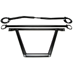 Kit de barres anti rapprochement BMW serie 3 E36 316i - 318i M40 1990 a 1993 - Acier noir