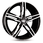 Jante Mam A1 18x8 ET30 5/112 Black Front Polish