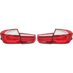 Paire de feux arriere BMW Serie 3 F30 2011-2019 Led LTI Rouge Clair
