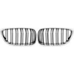 Grille Calandre Avant en ABS BMW Serie 2 2013 a 2017 Chrome/Noir Look Sport