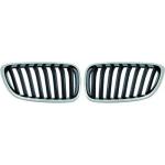 Grille Calandre Avant en ABS BMW Serie 2 2013 a 2017 Chrome/Noir Look M