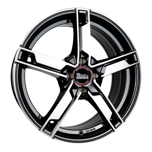 Jante Mam W4 18x7.5 ET44 5/112 Black Front Polish