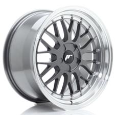 Jante JR Wheels JR23 18x9,5 ET20-48- 5 Trous sur mesure- Hyper Gray w/ Machined Lip