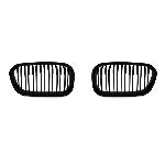 Calandre avant ABS BMW Serie 1 F20 / F21 de 2015 a 2019 Noir, sans embleme